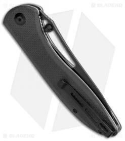 CIVIVI Picaro Liner Lock Knife Black G-10 (3.94" Black Stonewash) -CIVIVI Shop CIVIVI Picarto LL Black G 10 Black SW C916D BHQ 105672 jr side