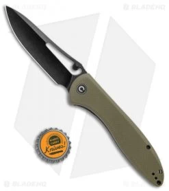 CIVIVI Picaro Liner Lock Knife OD Green G-10 (3.94" Black Stonewash) -CIVIVI Shop CIVIVI Picarto LL OD Green G 10 Black SW C916B BHQ 105669 jr bottlecap