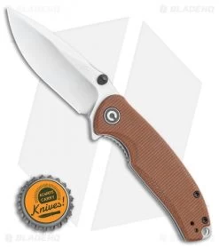 CIVIVI Pintail Liner Lock Knife Brown Micarta (3" Satin) C2020A -CIVIVI Shop CIVIVI Pintail Liner Lock Knife Brown Micarta 3.00 Satin C2020A BHQ 117972 LS Bottlecap
