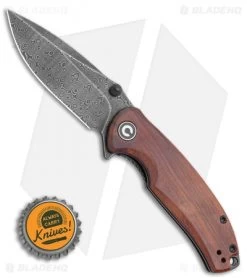 CIVIVI Pintail Liner Lock Knife Cuibourtia Wood (3" Damascus) C2020DS-2 -CIVIVI Shop CIVIVI Pintail Liner Lock Knife Cuibourtia Wood 3.00 Damascus C2020DS 2 BHQ 118013 LS Bottlecap