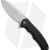 CIVIVI Praxis Flipper Liner Lock Knife Black G-10 (3.75" Damascus)