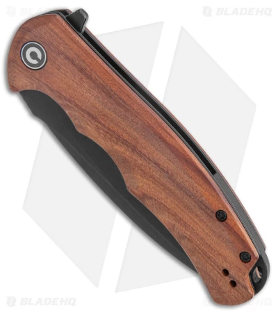 CIVIVI Praxis Flipper Liner Lock Knife Cuibourtia Wood (3.75" Black) C803H 2 CIVIVI Praxis Flipper Liner Lock Knife Cuibourtia Wood (3.75" Black) C803H - Image 2