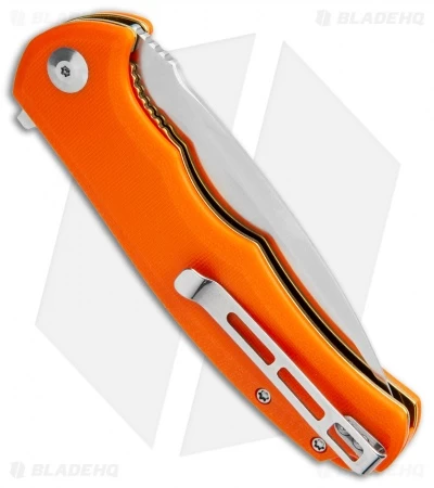 CIVIVI Praxis Flipper Liner Lock Knife Orange G-10 (3.75" Satin) C803D 3 CIVIVI Praxis Flipper Liner Lock Knife Orange G-10 (3.75" Satin) C803D - Image 3