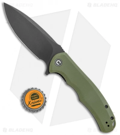 CIVIVI Praxis Flipper Liner Lock Knife OD Green G-10 (3.75" Black) C803F 4 CIVIVI Praxis Flipper Liner Lock Knife OD Green G-10 (3.75" Black) C803F - Image 4