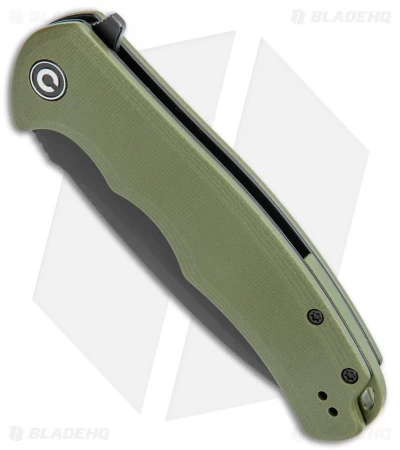 CIVIVI Praxis Flipper Liner Lock Knife OD Green G-10 (3.75" Black) C803F 2 CIVIVI Praxis Flipper Liner Lock Knife OD Green G-10 (3.75" Black) C803F - Image 2