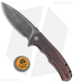 CIVIVI Praxis Liner Lock Flipper Knife Black Rubbed Copper (3.74" Damascus) 7 CIVIVI Praxis Liner Lock Flipper Knife Black Rubbed Copper (3.74" Damascus) -CIVIVI Shop CIVIVI Praxis LL Black Rubbed Copper Damascus BHQ 134075 jr bottlecap
