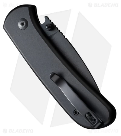 CIVIVI Qubit Button Lock Knife Black Aluminum (3.4" Black Stonewash) 2 CIVIVI Qubit Button Lock Knife Black Aluminum (3.4" Black Stonewash) - Image 2