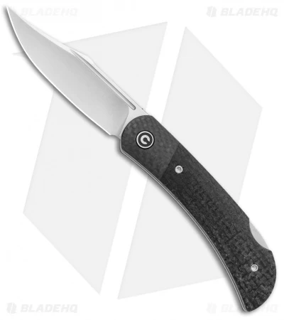 CIVIVI Rustic Gent Lock Back Knife Black Micarta/CF (2.97" Satin D2) C914D 1 CIVIVI Rustic Gent Lock Back Knife Black Micarta/CF (2.97" Satin D2) C914D