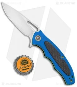 CIVIVI Shard Liner Lock Knife Blue G-10/CF (2.95" Satin) C806C -CIVIVI Shop CIVIVI Shard LL Blue G 10 CF Satin C806C BHQ 92546 jr bottlecap