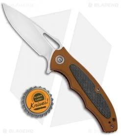 CIVIVI Shard Liner Lock Knife Brown G-10/CF (2.95" Satin) C806B -CIVIVI Shop CIVIVI Shard LL Brown G 10 CF Satin C806B BHQ 92545 jr bottlecap