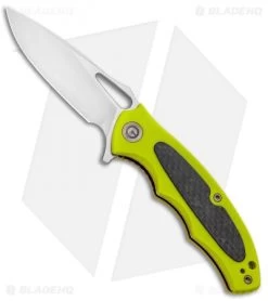 CIVIVI Shard Liner Lock Knife Fluorescent Green G-10/CF (2.95" Satin) C806A