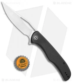 CIVIVI Shredder Liner Lock Knife Black G-10 (3.7" Satin D2) C912C -CIVIVI Shop CIVIVI Shredder LL Black G 10 Satin C912C BHQ 103145 jr bottlecap