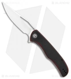 CIVIVI Shredder Liner Lock Knife Red/Black Layered G-10 (3.7" Satin D2) C912B
