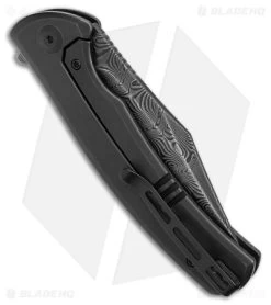 CIVIVI Sinisys Frame Lock Knife Twill CF/Steel (3.7" Damascus) C20039-DS1 -CIVIVI Shop CIVIVI Sinisys FL Twill CF Steel Damascus BHQ 174428 jr side