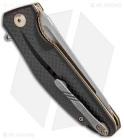 CIVIVI Statera Flipper Liner Lock Knife Black Carbon Fiber (3.5" SW) C901C -CIVIVI Shop CIVIVI Staera Flipper LL CF Satin BHQ 93256 jr side