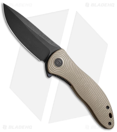 CIVIVI Synergy3 Liner Lock Knife Tan G-10 (3.24" Black Stonewash) C20075D-2 1 CIVIVI Synergy3 Liner Lock Knife Tan G-10 (3.24" Black Stonewash) C20075D-2