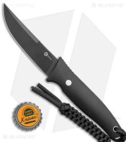 CIVIVI Terzuola Tamashii Fixed Blade Knife Black G-10 (4.07" Black SW) -CIVIVI Shop CIVIVI Terzuola Tamashii Fixed Blade Black G 10 Black SW BHQ 141472 jr bottlecap