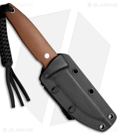 CIVIVI Terzuola Tamashii Fixed Blade Knife Brown Micarta (4" SW) C19046-5 2 CIVIVI Terzuola Tamashii Fixed Blade Knife Brown Micarta (4" SW) C19046-5 - Image 2