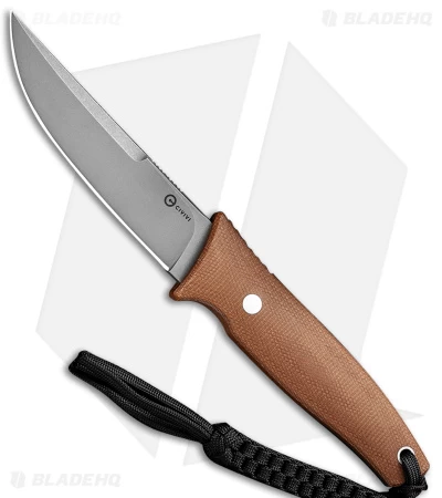 CIVIVI Terzuola Tamashii Fixed Blade Knife Brown Micarta (4" SW) C19046-5 1 CIVIVI Terzuola Tamashii Fixed Blade Knife Brown Micarta (4" SW) C19046-5