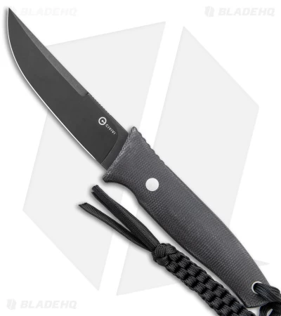 CIVIVI Terzuola Tamashii Fixed Blade Knife Dark Green Micarta (4.07" Black SW) 1 CIVIVI Terzuola Tamashii Fixed Blade Knife Dark Green Micarta (4.07" Black SW)