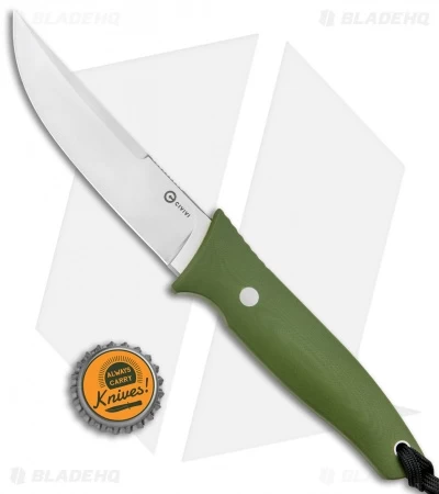 CIVIVI Terzuola Tamashii Fixed Blade Knife Green G-10 (4.07" Satin) 4 CIVIVI Terzuola Tamashii Fixed Blade Knife Green G-10 (4.07" Satin) - Image 4