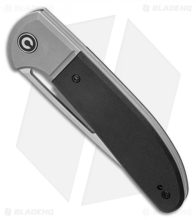 CIVIVI Trailblazer XL Slip Joint Knife Black G10 (3.5" Stonewash) C2101C 2 CIVIVI Trailblazer XL Slip Joint Knife Black G10 (3.5" Stonewash) C2101C - Image 2