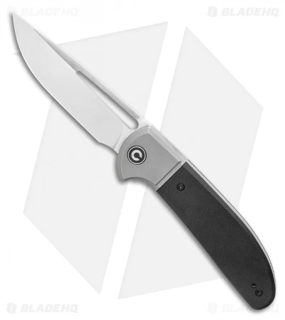 CIVIVI Trailblazer XL Slip Joint Knife Black G10 (3.5" Stonewash) C2101C 1 CIVIVI Trailblazer XL Slip Joint Knife Black G10 (3.5" Stonewash) C2101C
