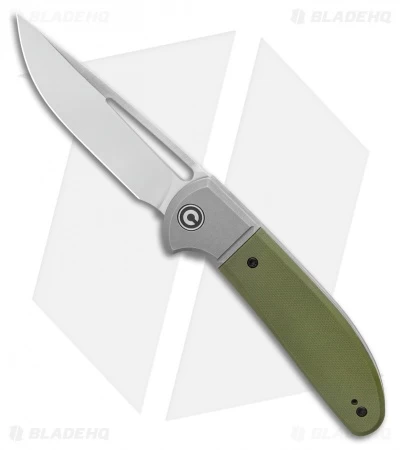 CIVIVI Trailblazer XL Slip Joint Knife OD Green G10 (3.5" Stonewash) C2101A 1 CIVIVI Trailblazer XL Slip Joint Knife OD Green G10 (3.5" Stonewash) C2101A