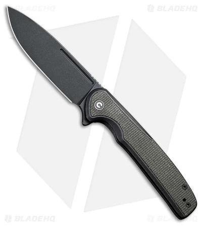 CIVIVI Voltaic Frame Lock Knife Steel/Green Micarta (3.5" Black SW) C20060-3 1 CIVIVI Voltaic Frame Lock Knife Steel/Green Micarta (3.5" Black SW) C20060-3