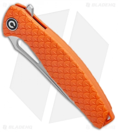 CIVIVI Wyvern Folding Flipper Knife Orange FRN (3.5" Satin) C902D 2 CIVIVI Wyvern Folding Flipper Knife Orange FRN (3.5" Satin) C902D - Image 2
