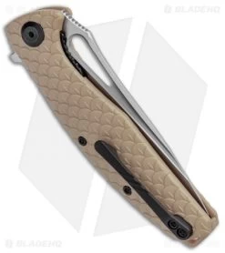 CIVIVI Wyvern Folding Flipper Knife Tan FRN (3.5" Satin) C902C 7 CIVIVI Wyvern Folding Flipper Knife Tan FRN (3.5" Satin) C902C -CIVIVI Shop CIVIVI Wyvern Folding Tan FRN Satin C902C BHQ 100881 jr side