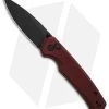 CIVIVI Altus Button Lock Knife Burgundy G-10 (3" Black) C20076-2
