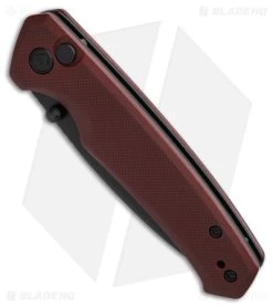 CIVIVI Altus Button Lock Knife Burgundy G-10 (3" Black) C20076-2 6 CIVIVI Altus Button Lock Knife Burgundy G-10 (3" Black) C20076-2 -CIVIVI Shop Civivi Altus Button Lock Knife Burgundy G10 2in Black BHQ 139457 td side