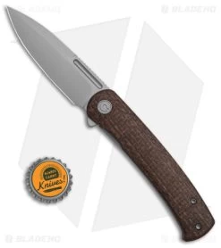 CIVIVI Cetos Frame Lock Knife Coarse Brown Micarta (3.48" BB) C21025B-1 -CIVIVI Shop Civivi Cetos FL Knife Coarse Brown Micarta 3in BB BHQ 145885 td size
