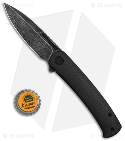 CIVIVI Cetos Frame Lock Knife Twill Carbon Fiber (3.48" Damascus) C21025B-DS1 4 CIVIVI Cetos Frame Lock Knife Twill Carbon Fiber (3.48" Damascus) C21025B-DS1 - Image 4