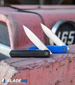 CIVIVI Exarch Liner Lock Knife Twill CF/ Black G-10 (3.22" Damascus) C2003DS-1 -CIVIVI Shop Civivi Exarch Liner Lock Knife Twill CF G 10 Damascus C2003DS 1 BHQ 110927 kp old red web 1