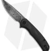 CIVIVI NOx Frame Lock Knife Marble Carbon Fiber/Steel Frame (2.8" Dark Damascus)
