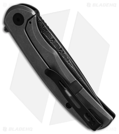 CIVIVI NOx Frame Lock Knife Marble Carbon Fiber/Steel Frame (2.8" Dark Damascus) 3 CIVIVI NOx Frame Lock Knife Marble Carbon Fiber/Steel Frame (2.8" Dark Damascus) - Image 3