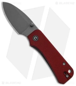 CIVIVI Baby Banter Liner Lock Knife Burgundy G-10 (2.4รขยย Stonewash)