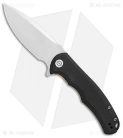 CIVIVI Praxis Flipper Liner Lock Knife Black G-10 (3.75" Satin) C803C