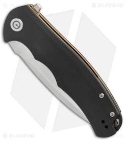 CIVIVI Praxis Flipper Liner Lock Knife Black G-10 (3.75" Satin) C803C 6 CIVIVI Praxis Flipper Liner Lock Knife Black G-10 (3.75" Satin) C803C -CIVIVI Shop Civivi Praxis Black G10 Satin BHQ 87972 er spine