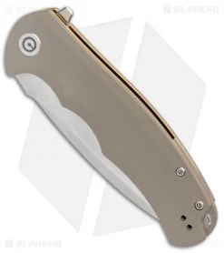 CIVIVI Praxis Flipper Liner Lock Knife Tan G-10 (3.75" Satin) C803B 6 CIVIVI Praxis Flipper Liner Lock Knife Tan G-10 (3.75" Satin) C803B -CIVIVI Shop Civivi Praxis Tan G10 Satin BHQ 87971 er spine