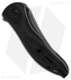 CIVIVI Synergy3 Liner Lock Knife Layered Black G-10 (3.3" Damascus) 6 CIVIVI Synergy3 Liner Lock Knife Layered Black G-10 (3.3" Damascus) -CIVIVI Shop Civivi Synergy3 LL Knife Layered Black G10 Trailing Point Damascus BHQ 134307 td side