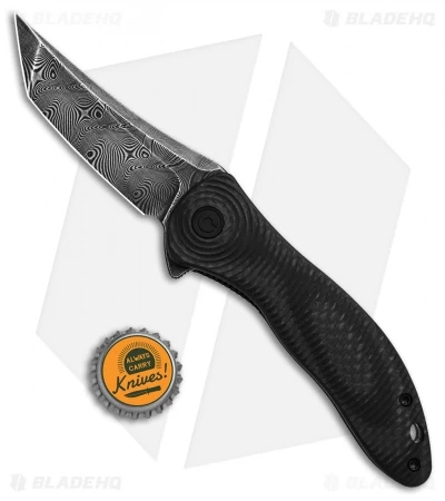 CIVIVI Synergy3 Tanto Liner Lock Knife Carbon Fiber (Damascus) 3 CIVIVI Synergy3 Tanto Liner Lock Knife Carbon Fiber (Damascus) - Image 3