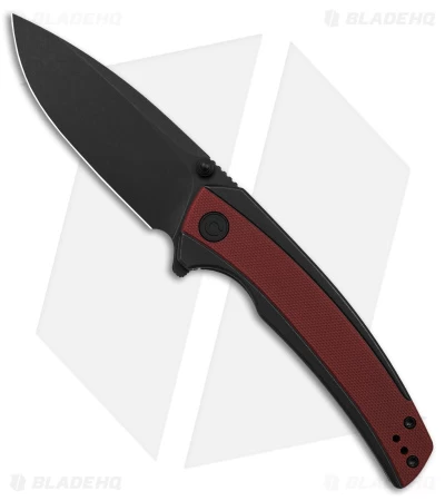 CIVIVI Teraxe Drop Point Frame Lock Knife Burgundy G-10 (3.5" Black SW) C20036-1 1 CIVIVI Teraxe Drop Point Frame Lock Knife Burgundy G-10 (3.5" Black SW) C20036-1